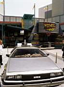 Et oui, c'est bien la Delorean du film BTTF