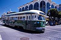 Un vieux tram de San Francisco