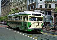 Un vieux tram de San Francisco