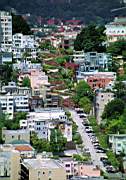 Lombard Street, prise  partir de la Coit Tower